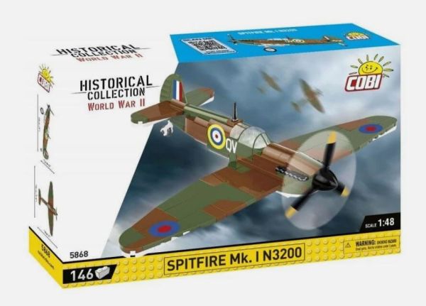 COB5868 - Avion militaire SPITFIRE Mk. I N3200 - 146 Pièces - 1