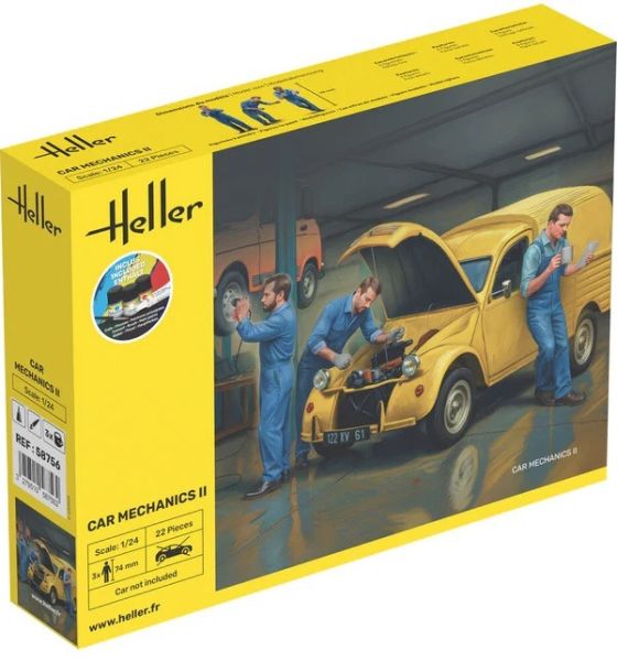 HEL58756 - Kit de démarrage avec peinture et accessoires - Mécaniciens automobile II - 1
