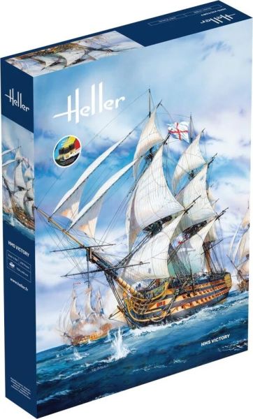 HEL58897 - Kit de démarrage avec peinture et accessoires - HMS Victory - 1