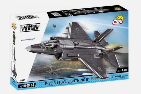 COB5895 - Avion militaire F-35 B STOVL Lightnining II italien - 610 Pièces - 1