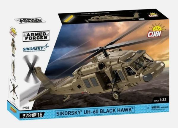 COB5906 - Hélicoptère SIKORSKY UH-60 Black Hawk 928 - 928 Pièces - 1