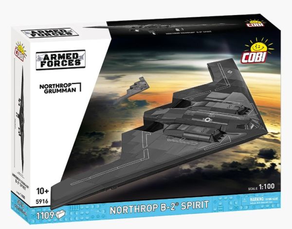 COB5916 - Avion de chasse NORTHROP B-2 Spirit - 1109 pièces - 1
