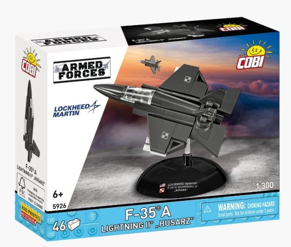 COB5926 - Avion de chasse LOCKHEED F-35A Lightning II - Husarz - 46 pièces - 1