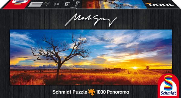 SCM59287 - Puzzle 1000 Pièces coucher de soleil au désert Oak en Australie - 1