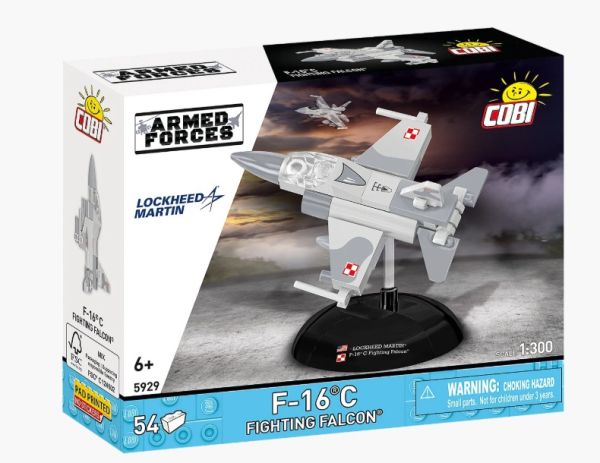 COB5929 - Avion de chasse LOCKHEED F-16C Fighting Falcon - 54 pièces - 1