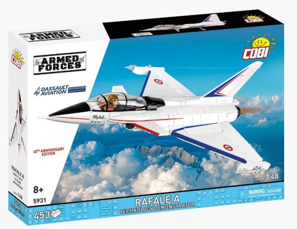 COB5931 - Avion de chasse DASSAUT Rafale A - Démonstrateur technologique - 453 pièces - 1