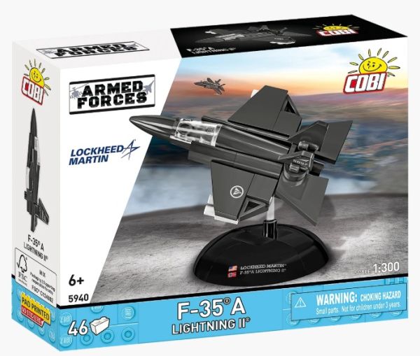 COB5940 - Avion de chasse LOCKHEED F-35A Lightning II - 46 pièces - 1