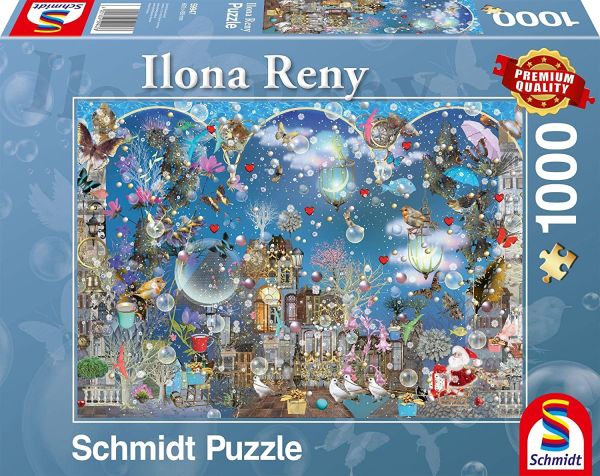 SCM59947 - Puzzle 1000 Pièces Ciel bleu de noël - 1