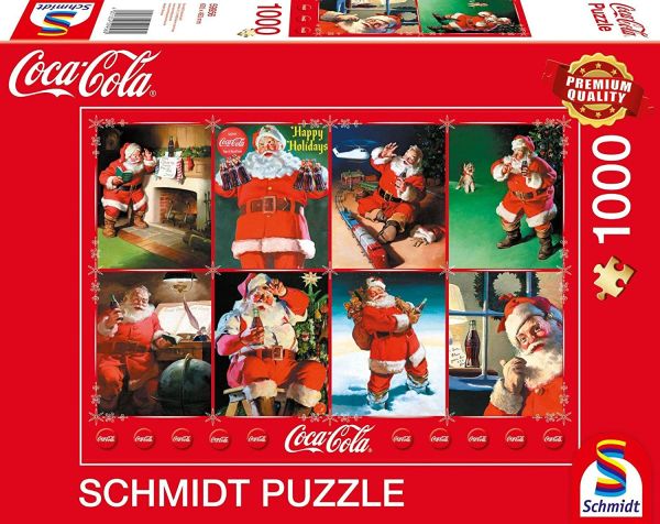 SCM59956 - Puzzle 1000 Pièces Père Noël COCA COLA - 1