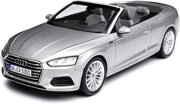 SPA5011705331 - AUDI A5 cabriolet argent - 1