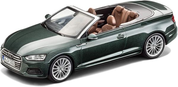 SPA5011705333 - AUDI A5 Cabriolet verte - 1