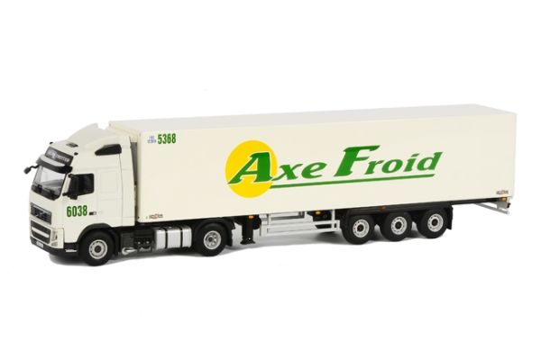 WSI9606 - VOLVO FH12 Globetrotter 4x2 Avec semi frigo THERMOKING 3 Essieux AXE FROID - 1