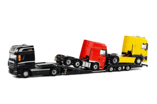 JOAL camion 1/50 DAF XF 95 SpaceCab+ semi TAUTLINER. Sans boite
