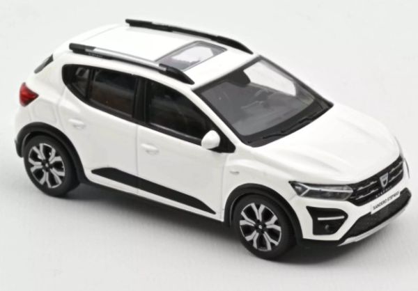 Miniature DACIA Sandero Stepway 2021 Blanc NOREV NOREV509031 Collect World