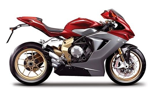 BUR51055ROZI - MV AGUSTA F3 ORO 2012 Rouge et gris - 1