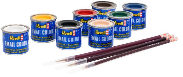 NOC14980 - Set de 144 personnages à peindre avec peintures et pinceaux - 1