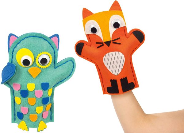 GOA52030 - Kit de 2 marionnettes Hibou et renard - 1