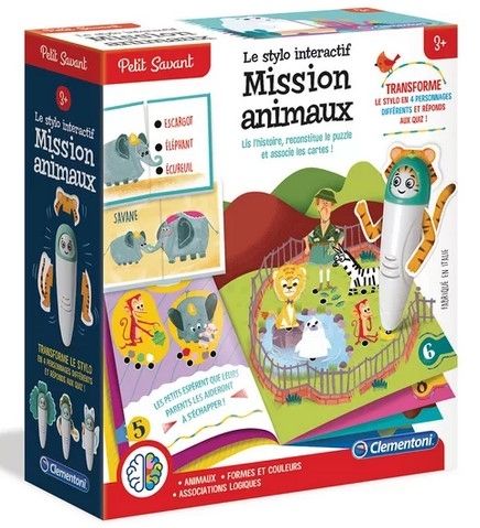 CLE52451 - Petit Savant – Mission animaux avec stylo interactif - 1