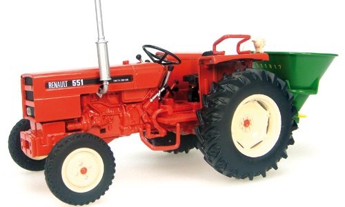 UH7103 - RENAULT 551 Avec épandeur AMAZONE - 1