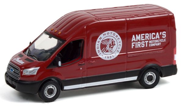 GREEN53030-B - FORD Transit 2015 INDIAN MOTORCYCLE sous blister - 1
