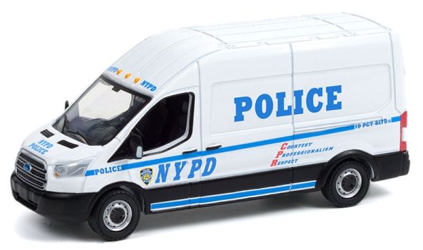 GREEN53030-E - FORD Transit 2015 NEW YORK CITY POLICE sous blister - 1