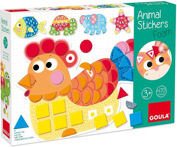 GOA53149 - Animaux autocollants en mousse - 1