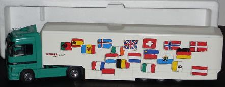 NZG422/01 - MERCEDES Actros avec Semi KÖGEL - 1/43 - 1