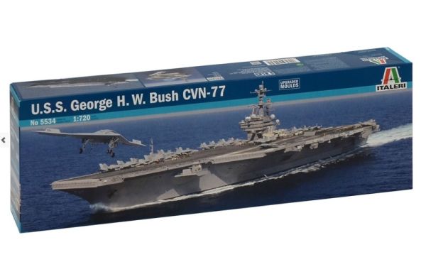 ITA5534 - Porte-Avions USS George H.W. Bush CVN-77à peindre - 1