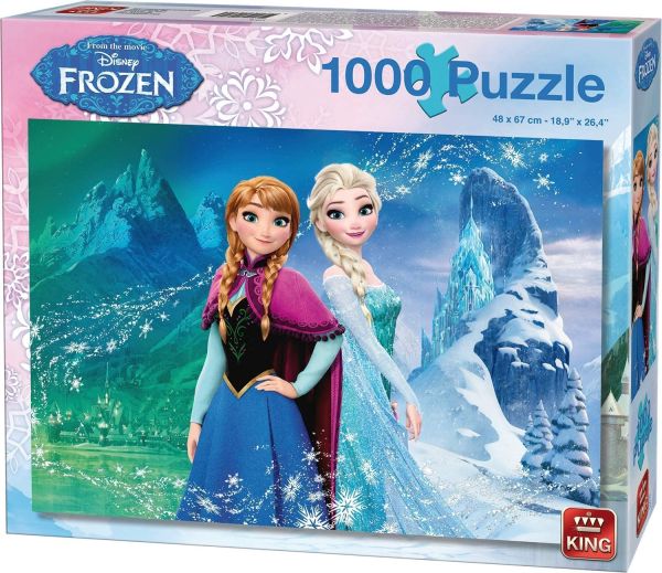 Puzzle in bag 60 pieces - frozen - la reine des neiges