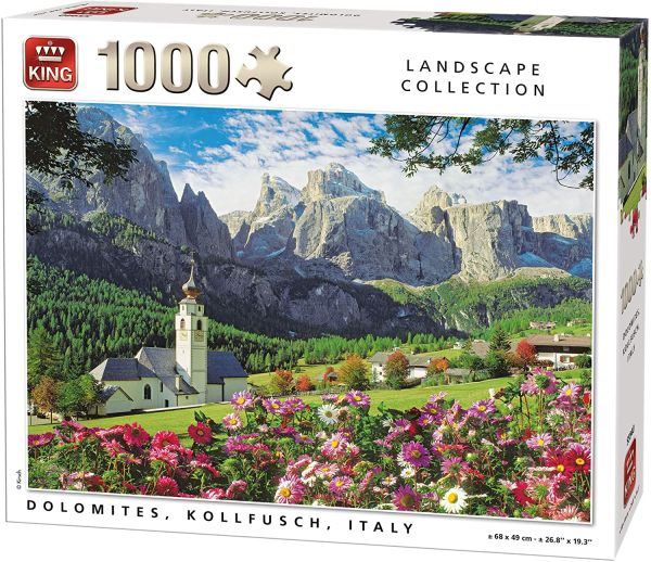 KING55940 - Puzzle 1000 Pièces dolomites kollfuchs en Italie - 1