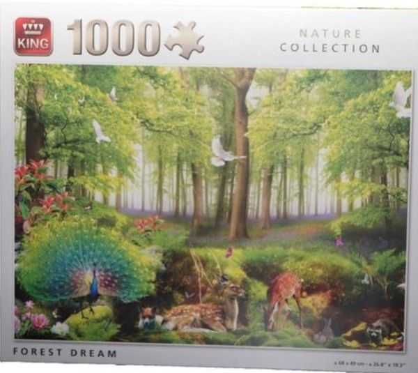 KING55980 - Puzzle 1000 Pièces Rêve de forêt - 1