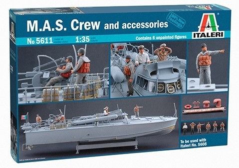 ITA5611 - Bateau M.A.S. Crew avec accessoire Équipage de Bateau PT - 1