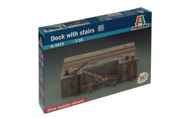 ITA5615 - Quai avec escalierà peindre - 1