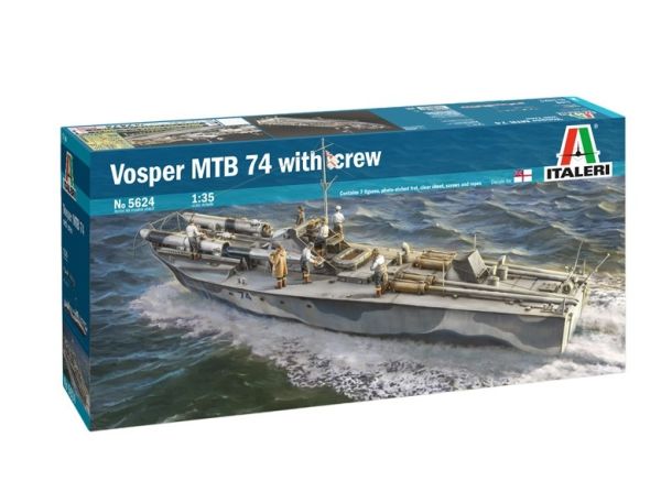 ITA5624 - Bateau Vosper 74 avec équipageà peindre - 1