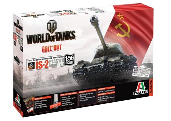 ITA56506 - Char IS-2 WORLD OH TANKSà peindre - 1