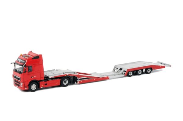 WSI04-1007 - VOLVO FH3 Globe XL 4x2 Avec remorque 3 Essieux porte camion - 1