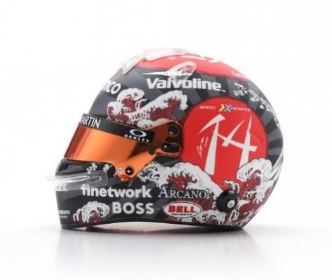 SPA5HF178 - CASQUE du GP du Japon 2024 - ASTON MARTIN Aramco F1 Team - Fernando ALONSO - 1