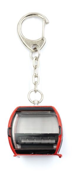 JC80751 - Porte-clés télécabine OMEGA V rouge - 1