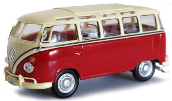 CAR60390 - VOLKSWAGEN T1 Samba Rouge et crème - 1