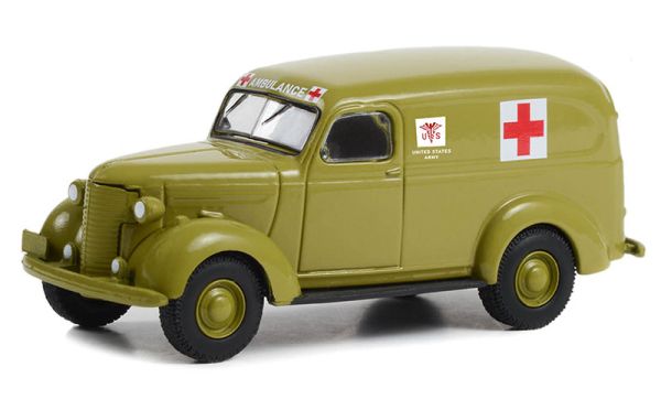 GREEN61030-A - CHEVROLET panel truck 1939 U.S. Army Ambulance de la série BATAILLON 64 sous blister - 1