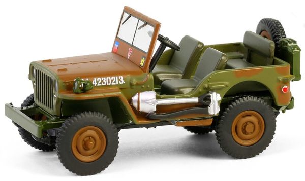 GREEN61050-A - JEEP Willys MB 1942 1er brigade de chars canadiens de la série BATAILLON 64 sous blister - 1