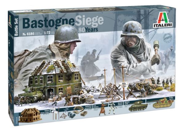 ITA6186 - Coffret de Bataille - Siège de Bastogne 80 ans à assembler et à peindre - 1