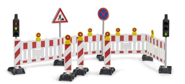 BRU62009 - Ensemble de sécurité routière avec accessoires et feux de circulation - 1