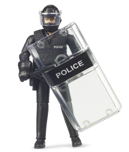 BRU62151 - Figurine Policier - Forces spéciales avec accessoires - 1