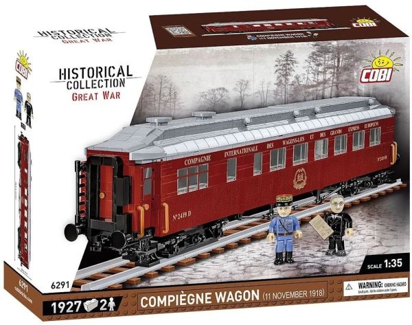 COB6291 - Wagon de Compiègne 11 Novembre 1918 - 1927 Pièces - 1