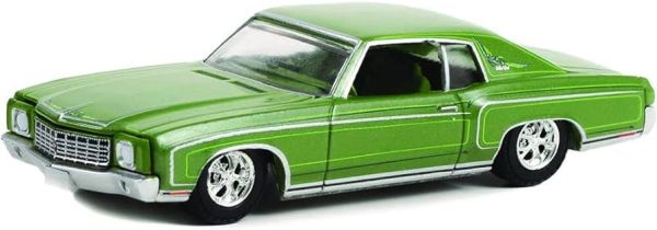 GREEN63030-D - CHEVROLET Monte Carlo 1970 California Lowriders vert métallique vendue sous blister - 1