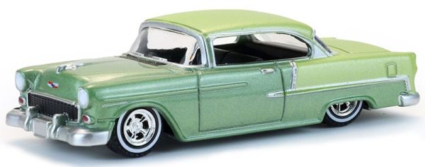 GREEN63080-A - CHEVROLET Bei Air 1956 vert de la série CALIFORNIA LOWRIDERS sous blister - 1