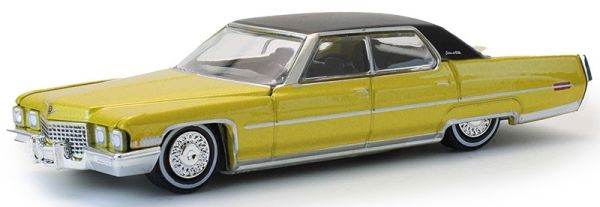 GREEN63080-C - CHEVROLET Sedan Deville 1971 Doré de la série CALIFORNIA LOWRIDERS sous blister - 1