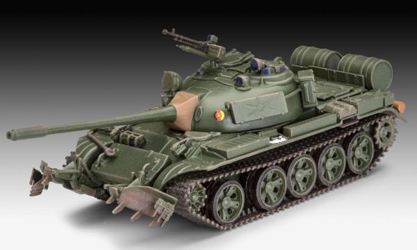 REV63328 - MODEL SET - Char T-55A/AM avec KMT- 6/EMT-5 Mine Plough à assembler avec peinture - 1