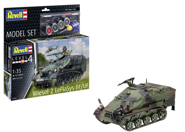 REV63336 - MODEL SET - WIESEL 2 LeFlaSys BF/UF avec peinture à assember - 1